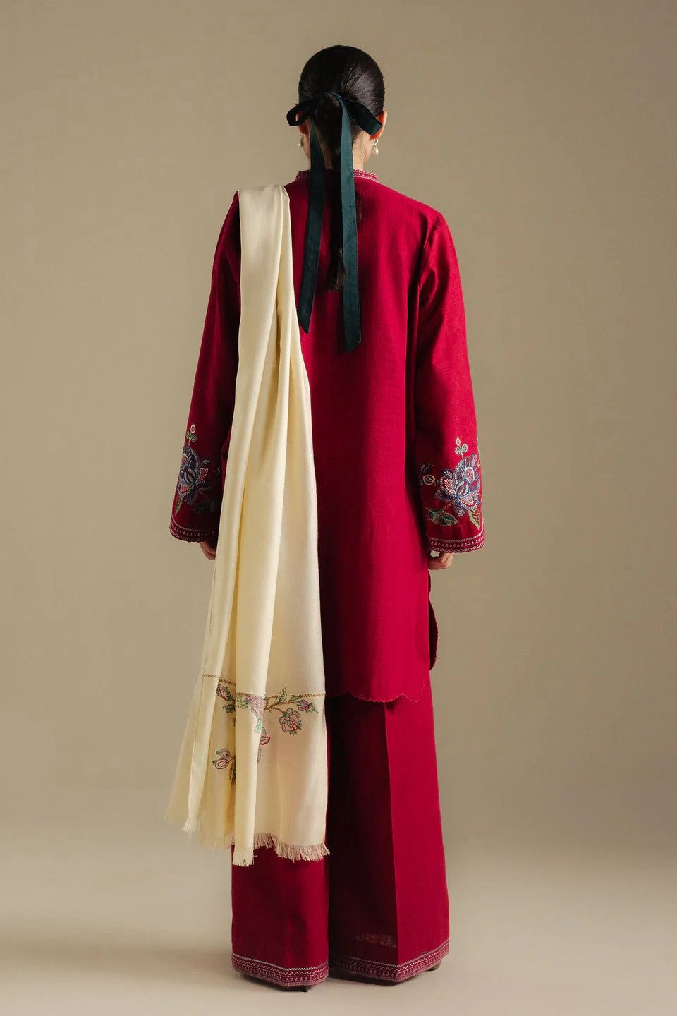 Zarposh Embroidered 3pc