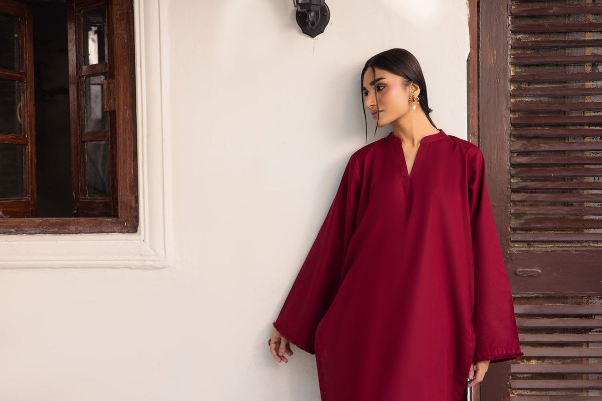 2PC Embroidered MSK 05 – Maroon