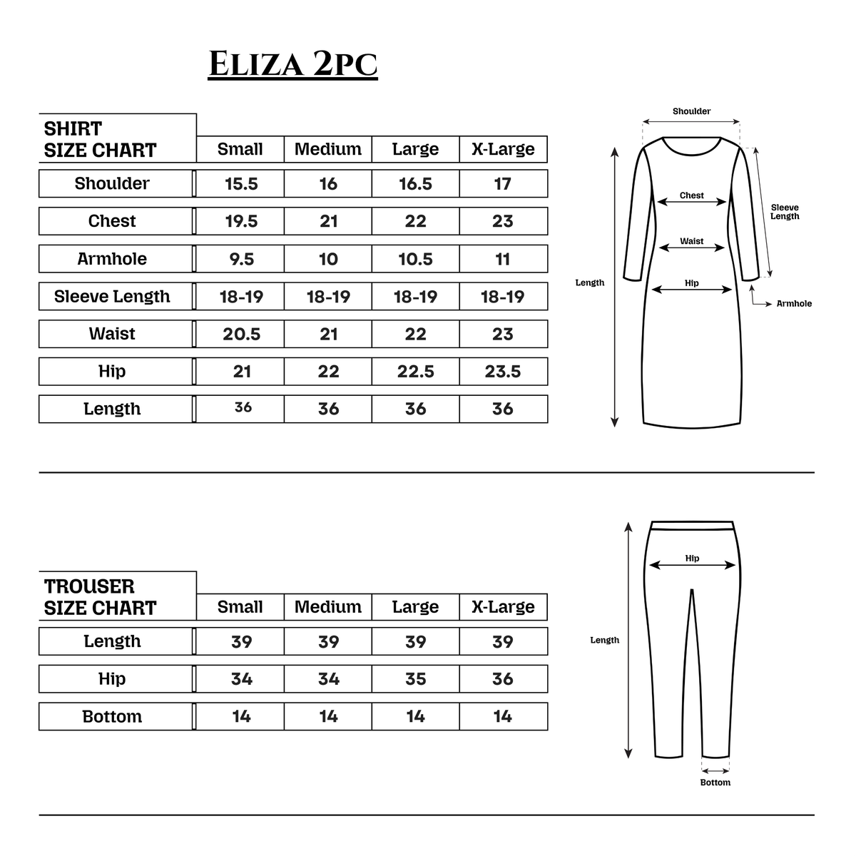 Eliza - 2pc